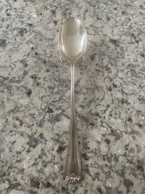 GORHAM Heritage Silver Plated Spoon MADE IN ITALY 13.25 Inch Vintage spoon